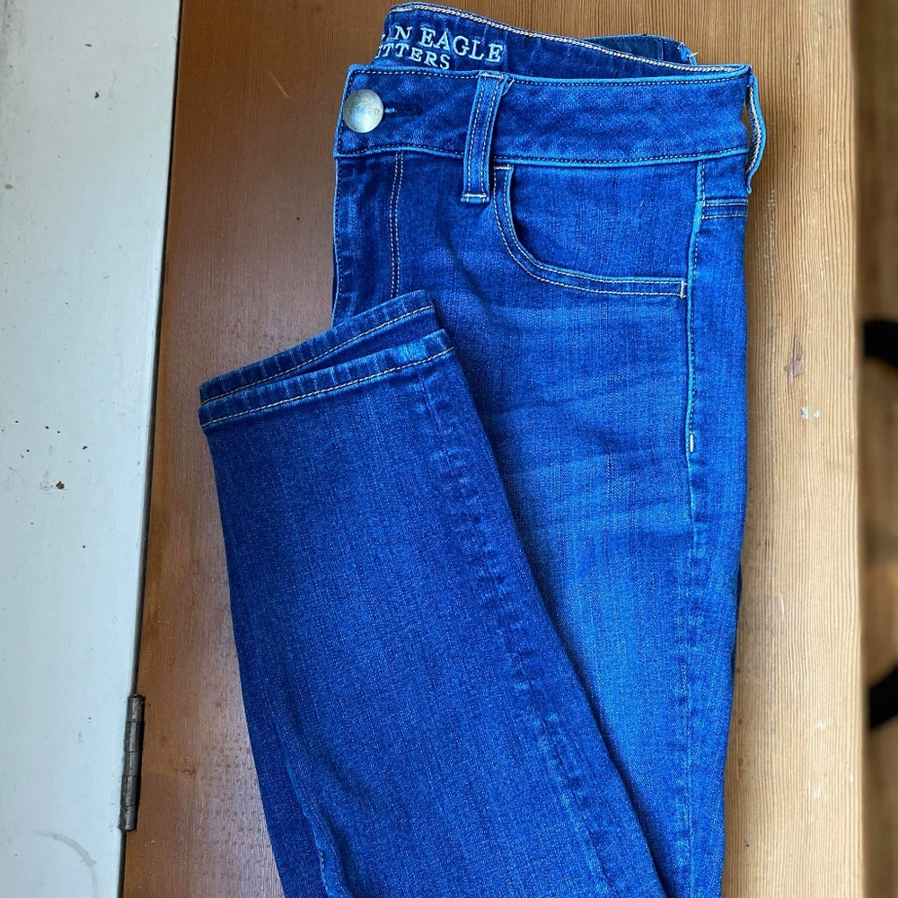 American Eagle hi-rise blue Jean